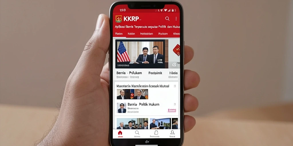 Tampilan antarmuka KKRP yang intuitif dan informatif.