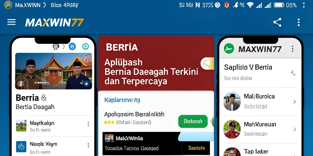 Tampilan antarmuka MAXWIN77 yang modern dan mudah dijelajahi.