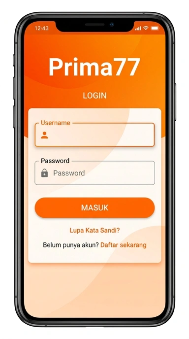Masuk ke akun prima77 dengan mudah